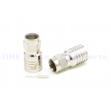 F1101SN RG11 7C轉5C短版六角壓接頭 7C轉5C 六角接頭 六角型接頭 同軸接頭 數位天線 衛星電視 RF系統 7C壓接頭 7C鳳梨頭 7C接頭